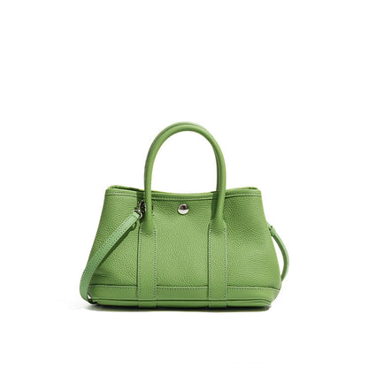 Leather crossbody women's bag hand-held mini garden bag